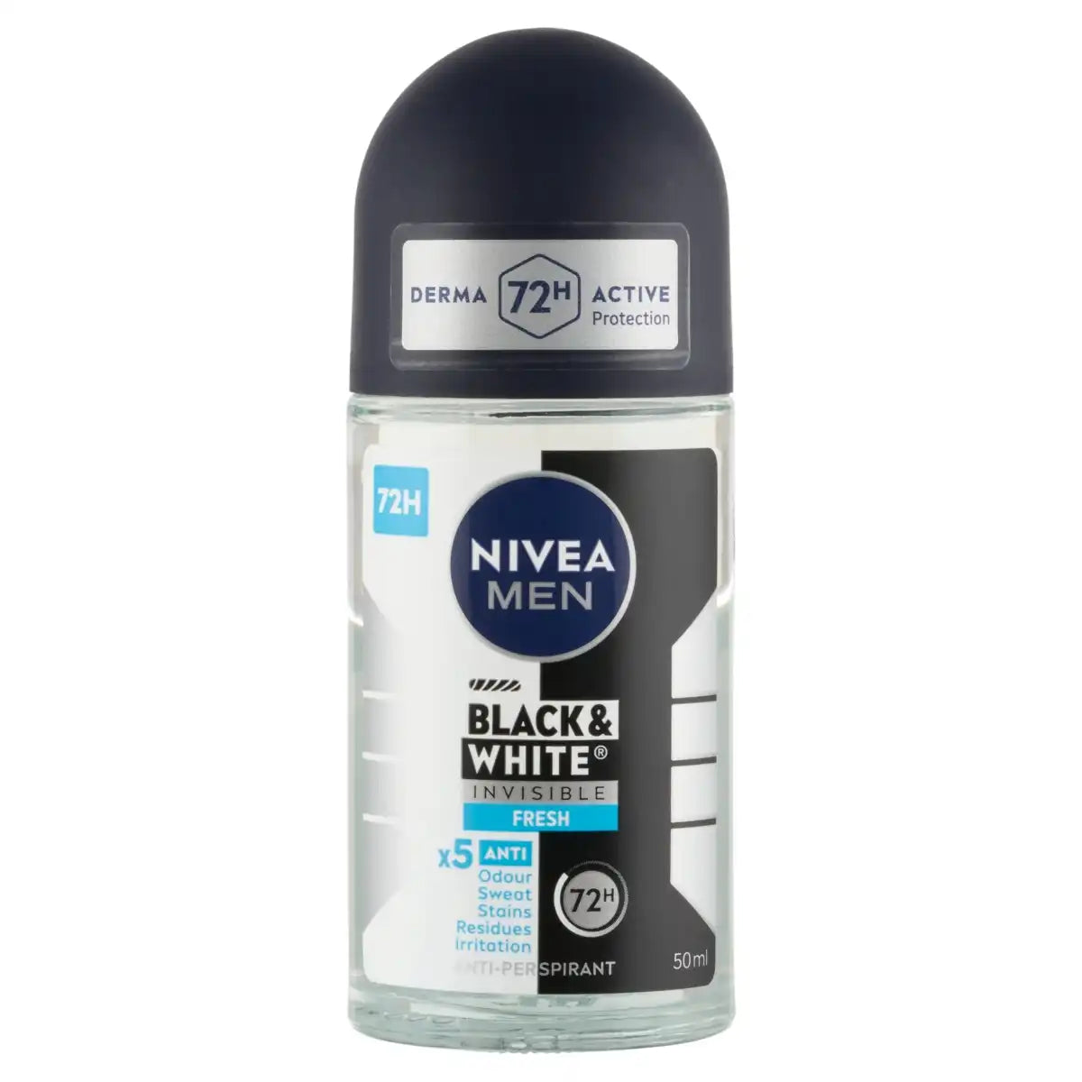 NIVEA Derma Control Defend 72h Izzadásgátló Golyós Dezodor Hialuronsavval 50 ml – Fejlett Védelem és Bőrápolás