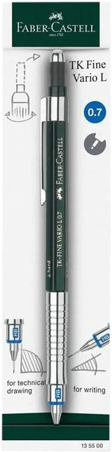 Faber‑Castell HB Mechanical Pencil with Eraser - 1pc