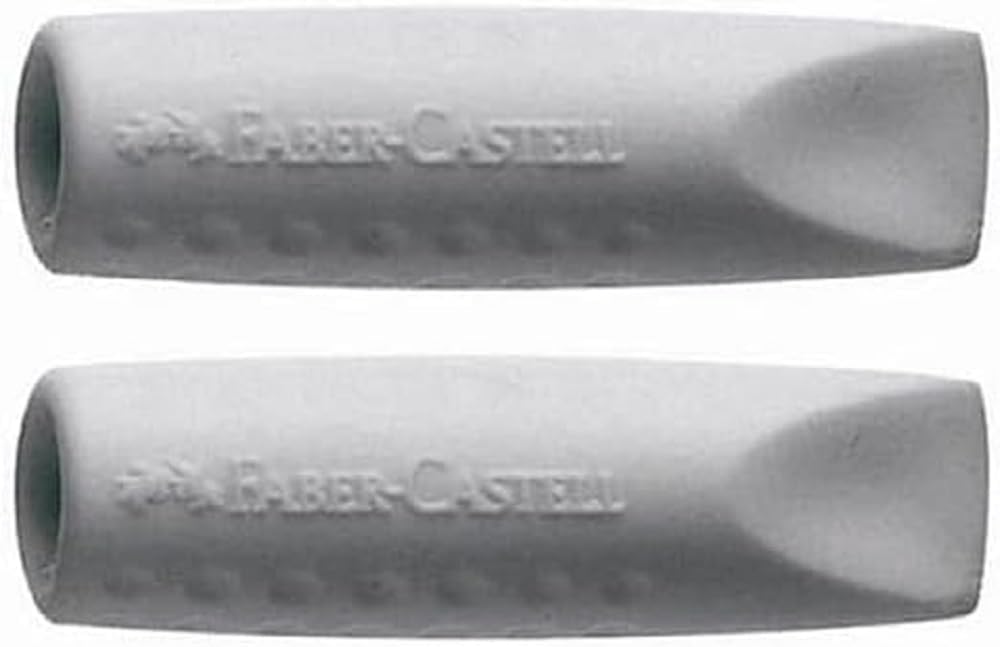 Faber-Castell Grip 2001 radír kupakok – szürke (2 db)