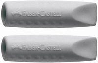 Faber-Castell Grip 2001 radír kupakok – szürke (2 db)