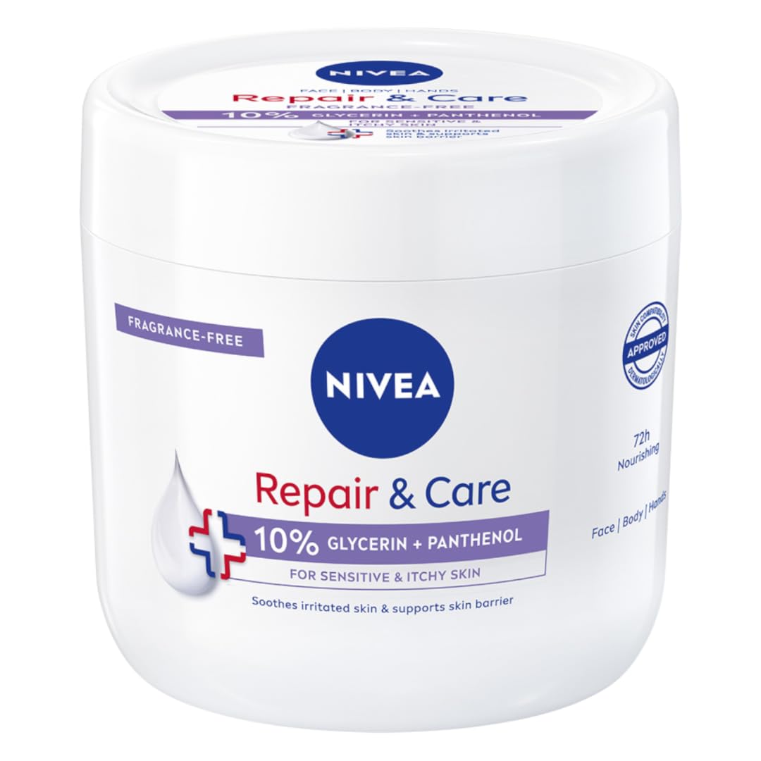 NIVEA Hidratáló és Regeneráló Krém Ureával 400 ml – Intenzív Ápolás Száraz és Extra Száraz Bőrre
