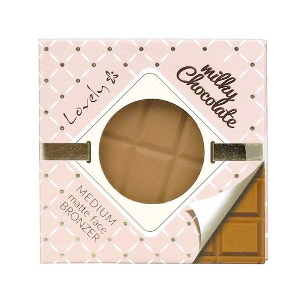 Lovely Makeup Bronzer Palette Chocolate Matte Bronzosító 9g