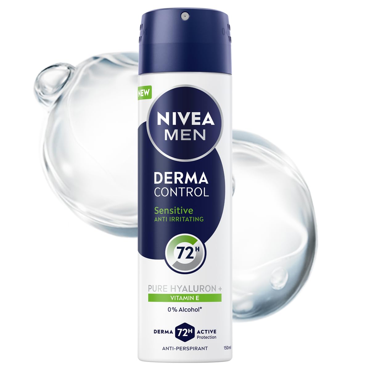 NIVEA MEN Fresh Active Izzadásgátló Spray 150 ml – Frissesség és 48 órás Védelem Férfiaknak