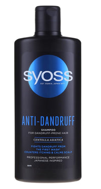 Syoss Intense Anti-Dandruff Sampon 440 ml – Hatékony Korpásodás Elleni Hajápolás (A termék csomagolása eltérő lehet)