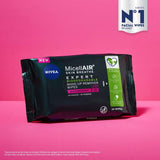 NIVEA MicellAIR Professional Biológiailag Lebomló Sminklemosó Törlőkendő – Hatékony Sminkeltávolítás és Gyengéd Arcápolás