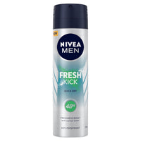NIVEA MEN Fresh Active Izzadásgátló Spray 150 ml – Frissesség és 48 órás Védelem Férfiaknak