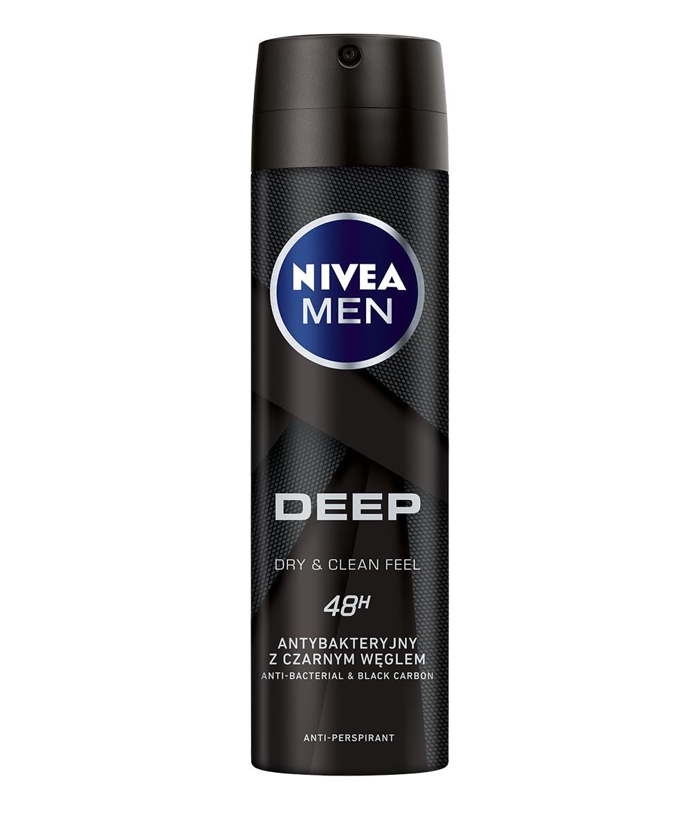 NIVEA MEN Fresh Active Izzadásgátló Spray 150 ml – Frissesség és 48 órás Védelem Férfiaknak