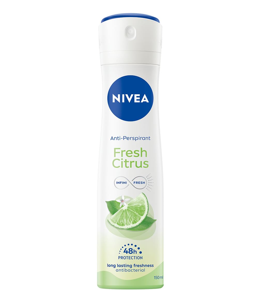 NIVEA Refreshing Lemon Dezodor Spray Nőknek 150 ml – 48 Órás Frissesség