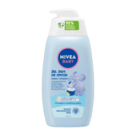 NIVEA Baby 2 az 1-ben Fürdető és Sampon Pumpás Kiszerelésben – Gyengéd Tisztítás Babák Számára