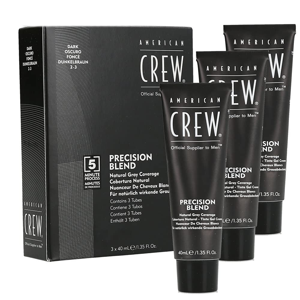 American Crew Precision Blend 40ml – Természetes ősz hajfedésű hajfesték férfiaknak