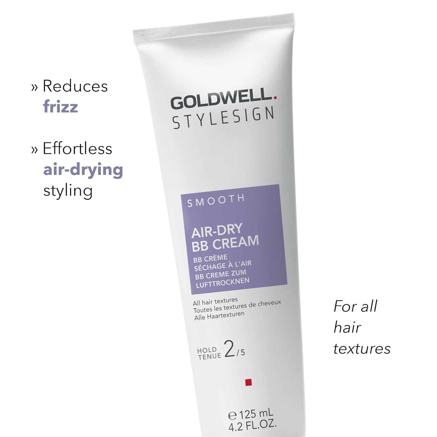 Goldwell Stylesign Smooth BB légszárító krém 125ml – Göndörödésgátló, leöblítendő krém sima, levegőn szárított hajra - 125ml