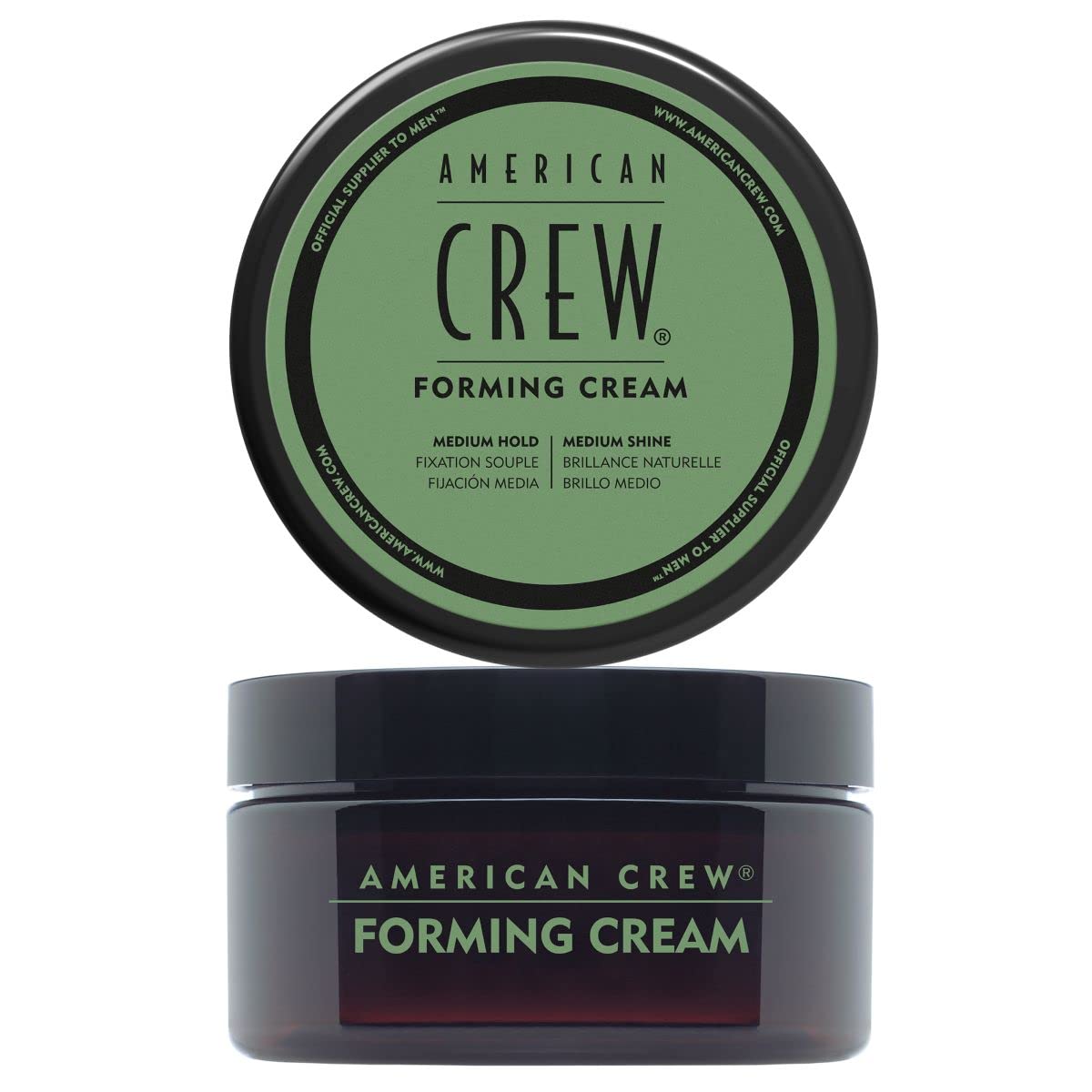American Crew Forming Cream 50g, Közepes Tartású Férfi Hajformázó Krém Természetes Fénnyel és Rugalmas Végződéssel