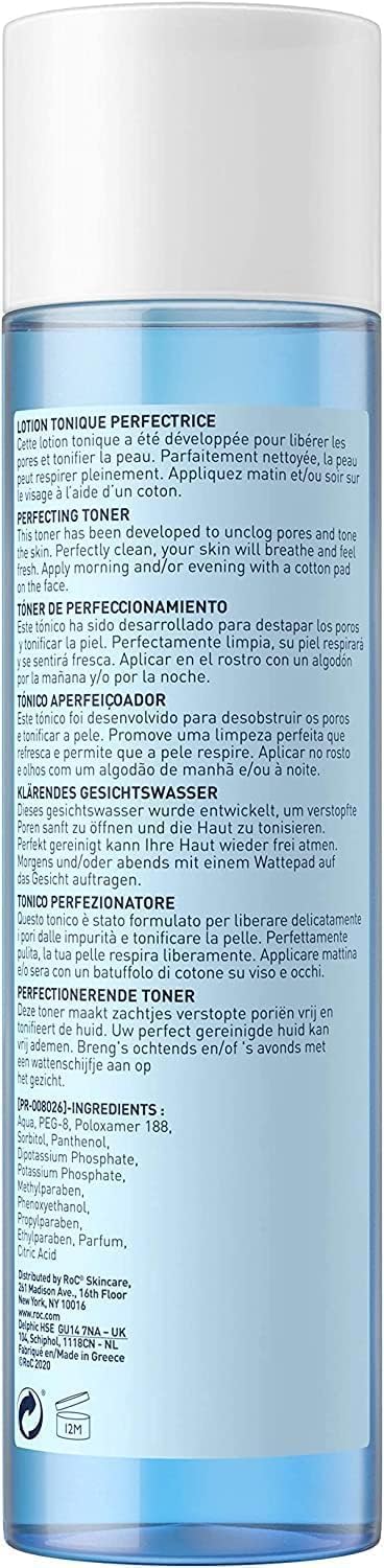 RoC Tökéletesítő Toner – Arctökéletesítő Toner 200ml