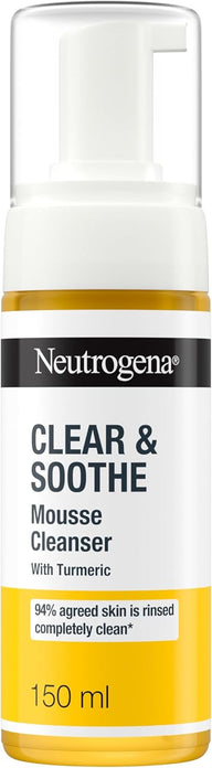 Neutrogena Curcuma Clear arctisztító nyugtató tisztítóhab – 150 ml