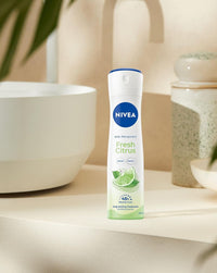 NIVEA Refreshing Lemon Dezodor Spray Nőknek 150 ml – 48 Órás Frissesség