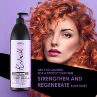 Joanna Professional Keratin Reconstructing Sampon 1000 ml – Keratinos Regeneráló Sampon Sérült és Töredezett Hajra
