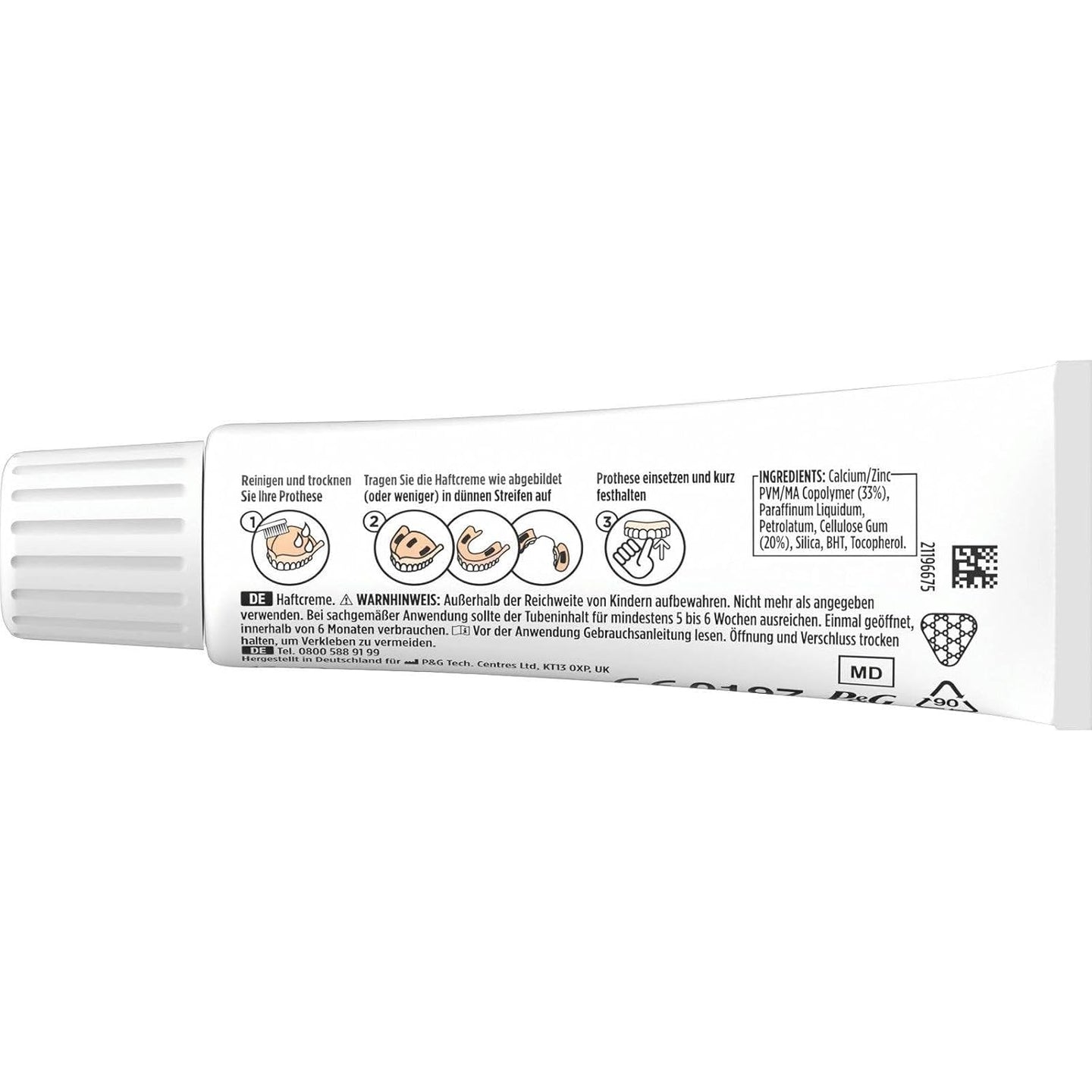 Blend-a-dent Complete Strong Hold No Flavor Denture Fixing Cream 47 g – Műfogsorrögzítő Krém Ízesítés Nélkül