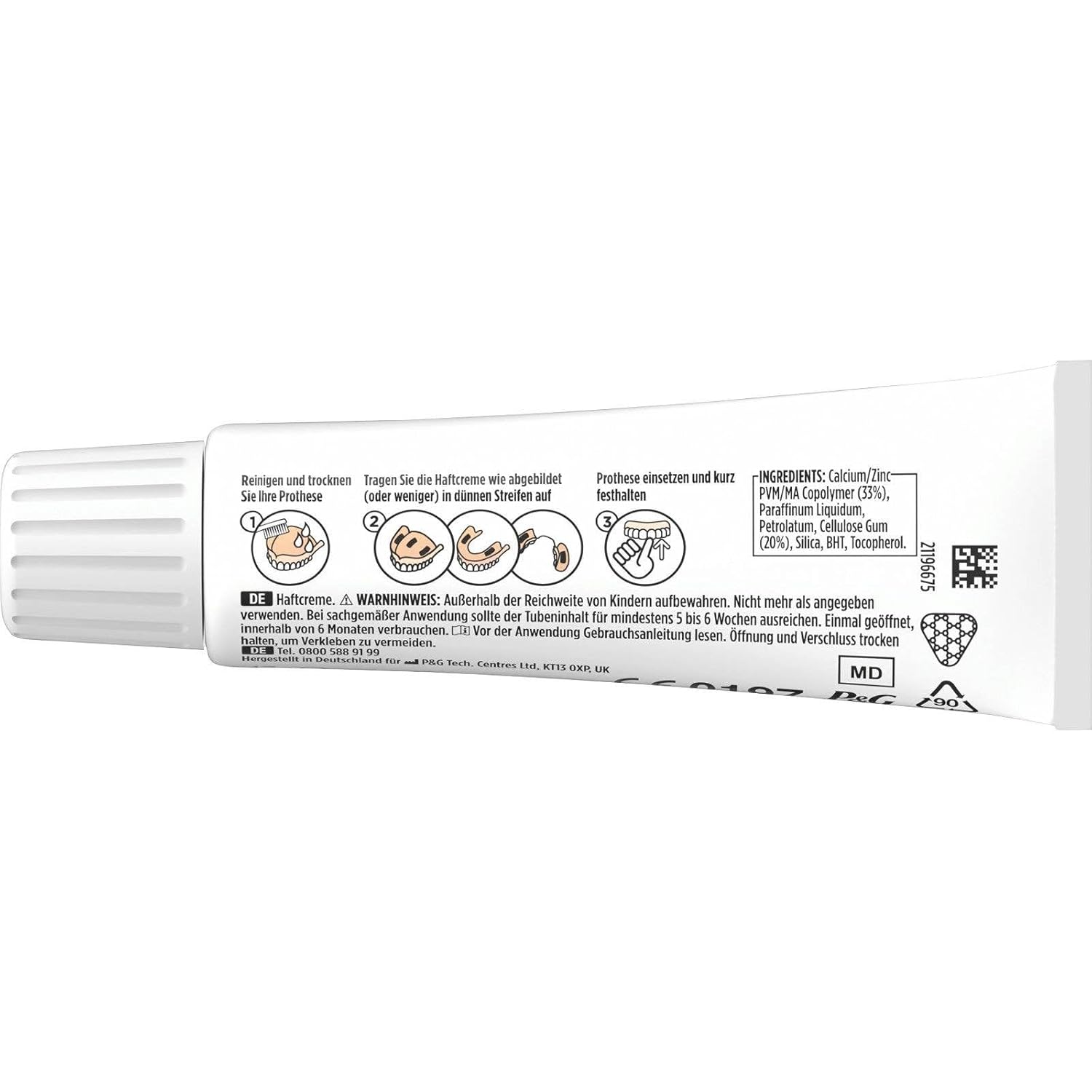 Blend-a-dent Complete Strong Hold No Flavor Denture Fixing Cream 47 g – Műfogsorrögzítő Krém Ízesítés Nélkül