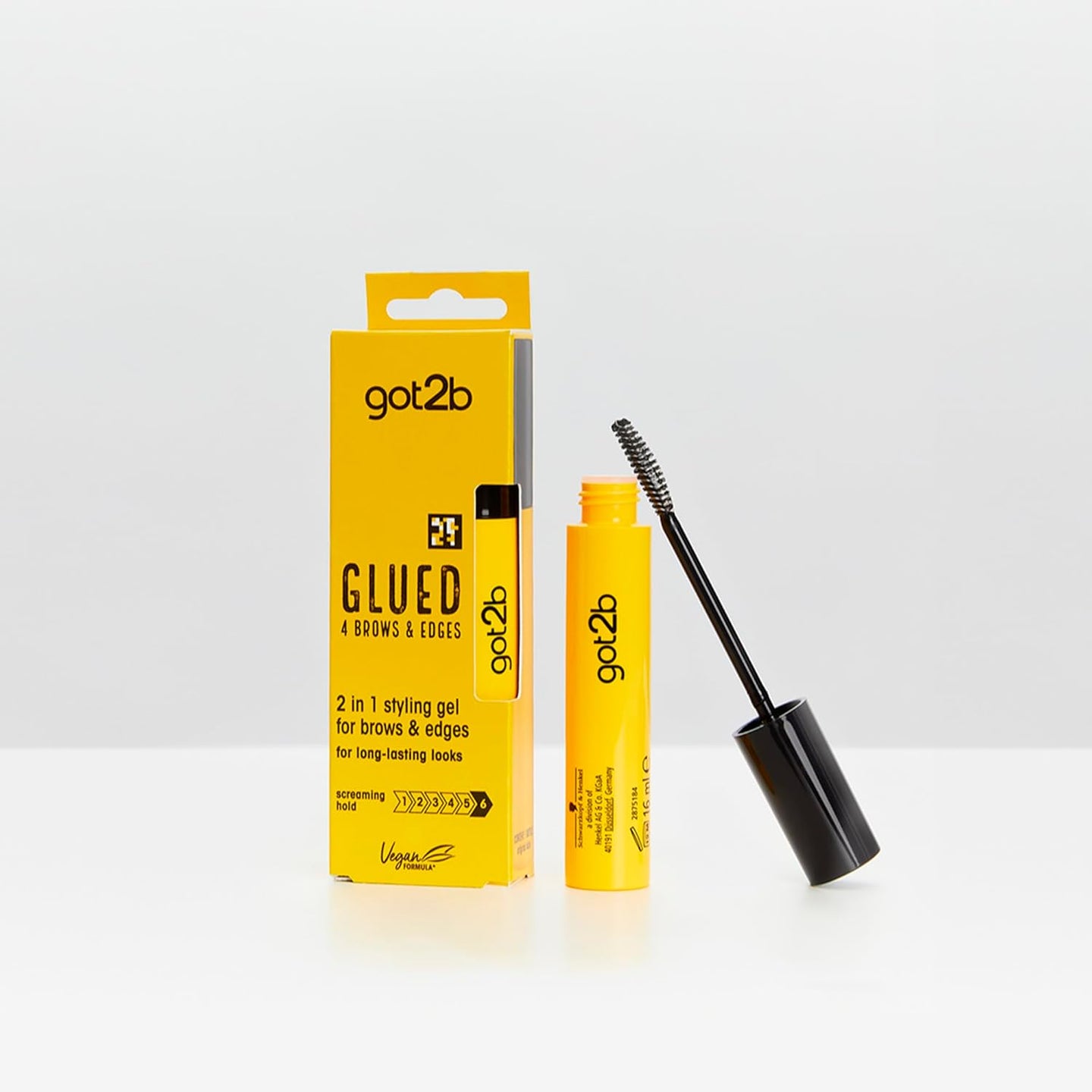 Got2b Brow &amp; Baby Hair Gel 16ml – Szemöldökfixáló gél rost ecsettel a hosszan tartó tartásért és természetes végeredményért