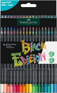Faber-Castell Black Editition 36 x Colour Pencils