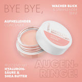 Catrice Szem alatti élénkítő, Szemkörnyékápoló, Tápláló, Színkorrekciós, Azonnali eredmény, Természetes, Csillogó, Vegán, Illatmentes, Alkoholmentes, Parabénmentes