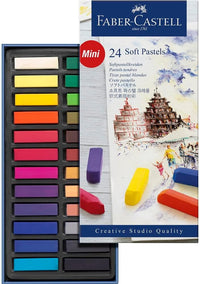 Faber-Castell Creative Studio Soft Pastels, 48 Half Sticks (Multicoloured Set)