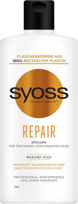 Syoss Repair Hajbalzsam Száraz és Sérült Hajra 440 ml – Intenzív regenerálás és hidratálás