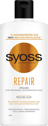 Syoss Repair Hajbalzsam Száraz és Sérült Hajra 440 ml – Intenzív regenerálás és hidratálás