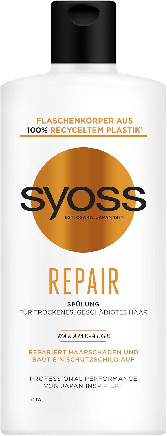 Syoss Repair Hajbalzsam Száraz és Sérült Hajra 440 ml – Intenzív regenerálás és hidratálás