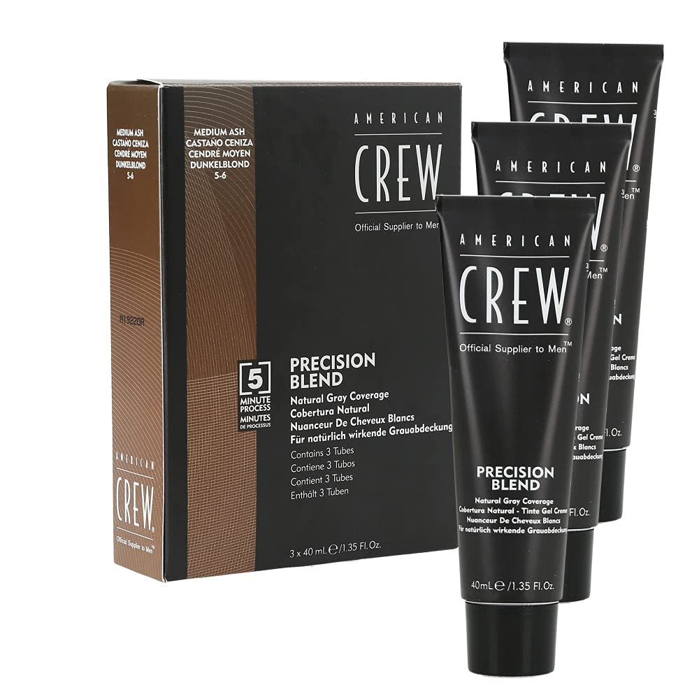 American Crew Precision Blend 40ml – Természetes ősz hajfedésű hajfesték férfiaknak