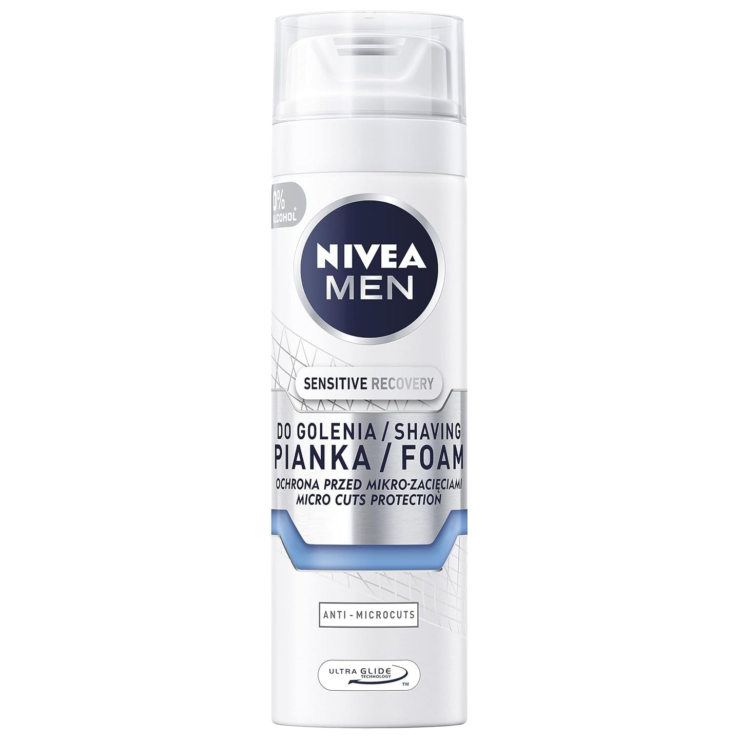 NIVEA MEN Sensitive Regeneráló Borotvahab 200 ml – Nyugtató Borotválkozás Érzékeny Bőrre