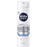 NIVEA MEN Sensitive Regeneráló Borotvahab 200 ml – Nyugtató Borotválkozás Érzékeny Bőrre