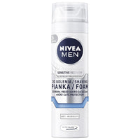 NIVEA MEN Sensitive Regeneráló Borotvahab 200 ml – Nyugtató Borotválkozás Érzékeny Bőrre