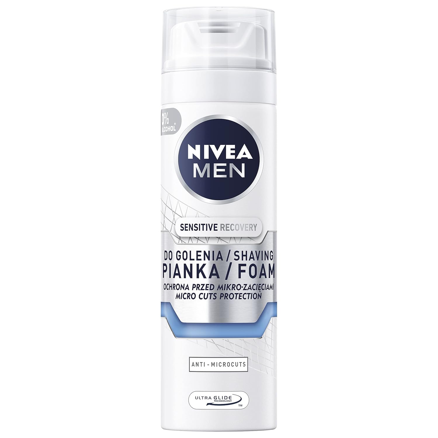 NIVEA MEN Sensitive Regeneráló Borotvahab 200 ml – Nyugtató Borotválkozás Érzékeny Bőrre