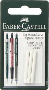Faber-Castell Spare Erasers for Grip Mechanical Pencils 3 Pack