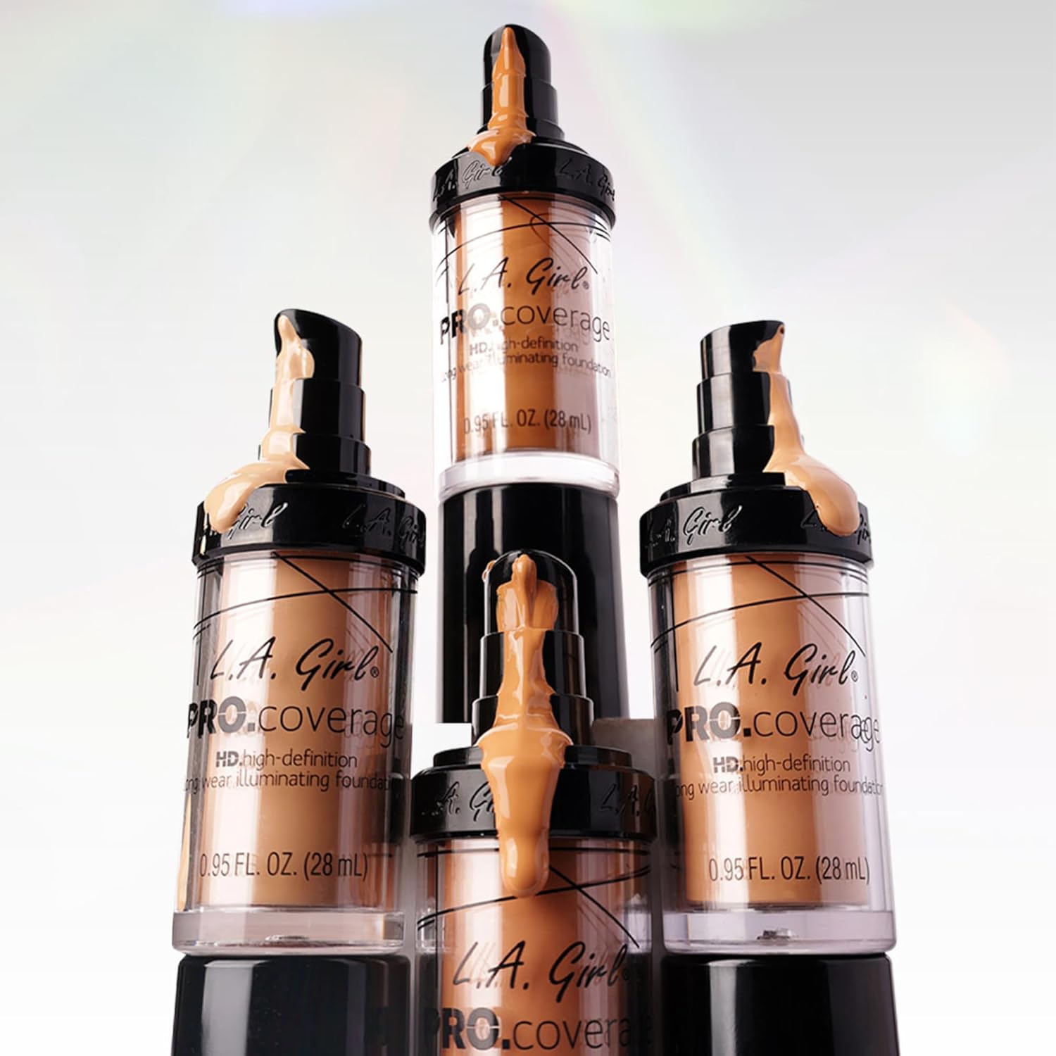 LA Girl Pro Coverage Illuminating Foundation – Ragyogó és Hosszan Tartó Alapozó