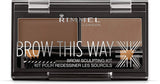 Rimmel London Brow This Way szemöldökpúder modellező készlet - 36.29g