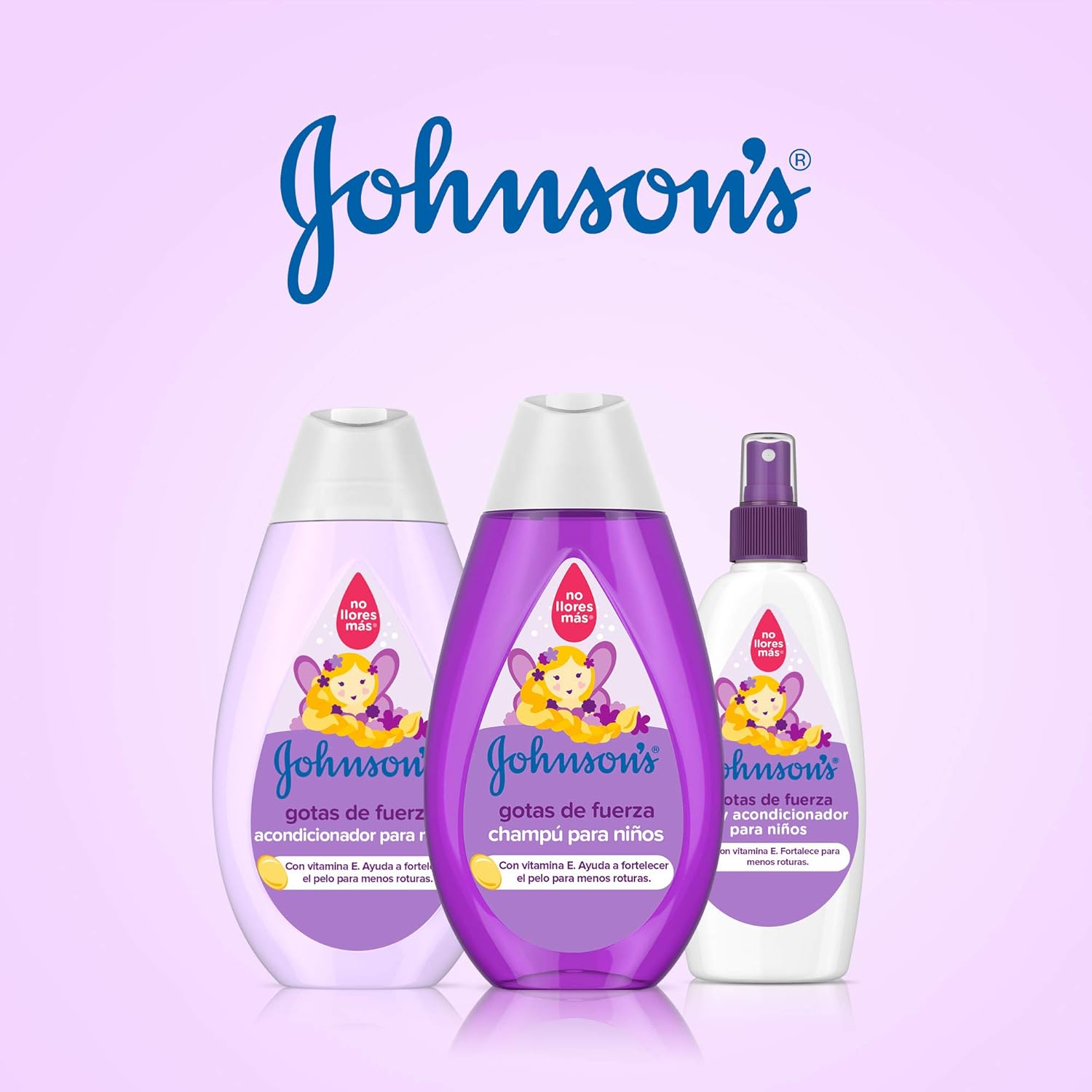 Johnson's Baby Strength Drops balzsam spray 200ml – Kifésülést nem igénylő spray puha, erős babahajért