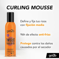 Schwarzkopf Got2b Curl hajformázó hab 250ml – Göndör és hullámos hajra, definíció szerint