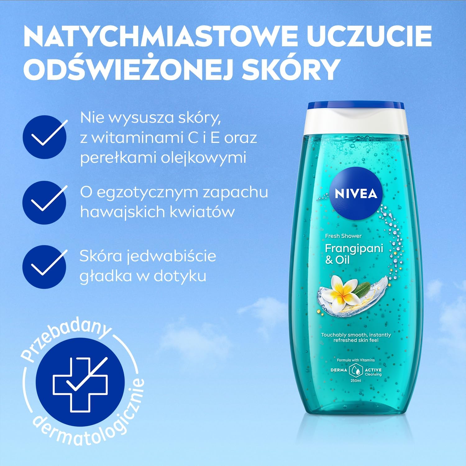 NIVEA Frangipani & Oil Tusfürdő - 250 ml