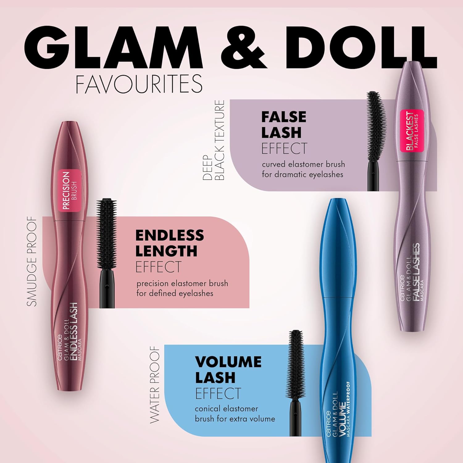 Catrice Glam & Doll False Lashes Mascara Black – 9.5 ml