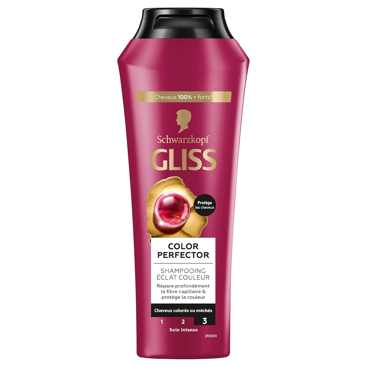 Schwarzkopf Gliss Color &amp; Brilliance sampon 250ml – Színvédő sampon fényes, festett hajra