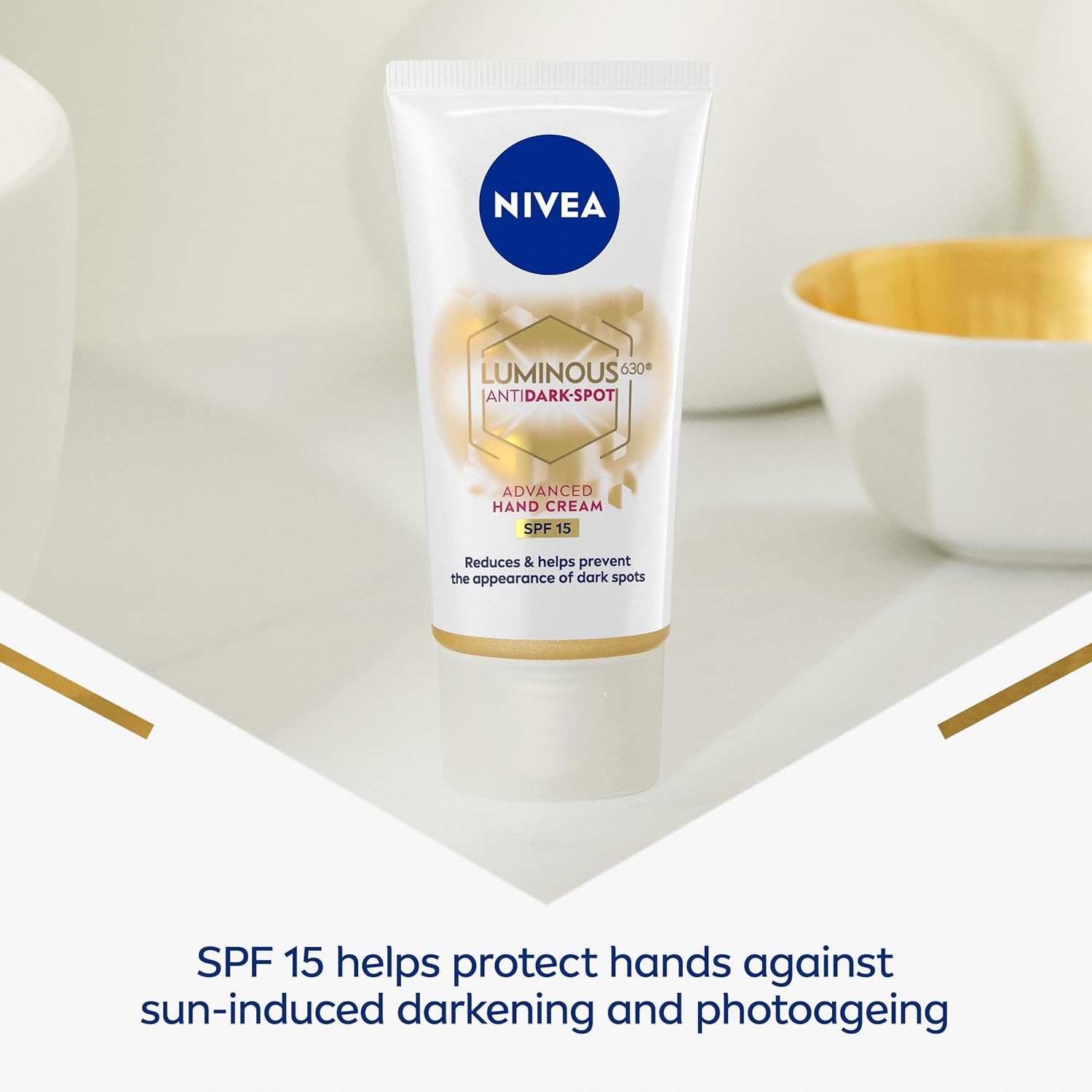 NIVEA Luminous630 Anti-Sötét Foltos Kézkrém SPF15 – 50 ml