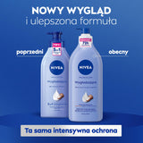 NIVEA 5 az 1-ben Testápoló Tej Shea Vajjal 625 ml – Intenzív Hidratálás és Hosszan Tartó Bőrápolás