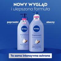 NIVEA 5 az 1-ben Testápoló Tej Shea Vajjal 625 ml – Intenzív Hidratálás és Hosszan Tartó Bőrápolás