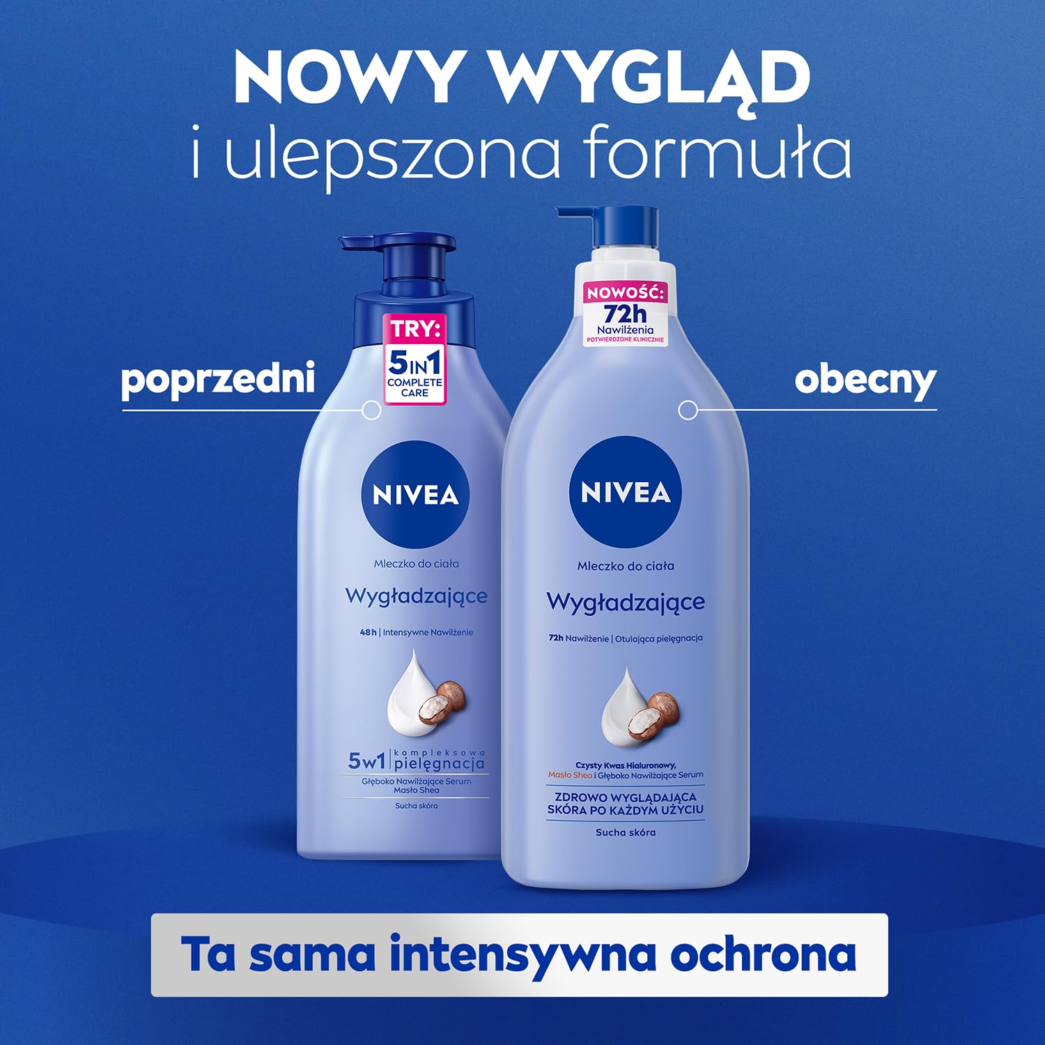 NIVEA 5 az 1-ben Testápoló Tej Shea Vajjal 625 ml – Intenzív Hidratálás és Hosszan Tartó Bőrápolás