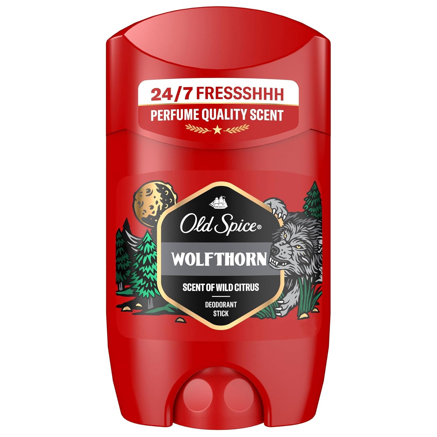 Old Spice Wolfthorn dezodor stift 50 ml | Alumíniummentes 24 órás szagvédelem Férfias citrusos illat