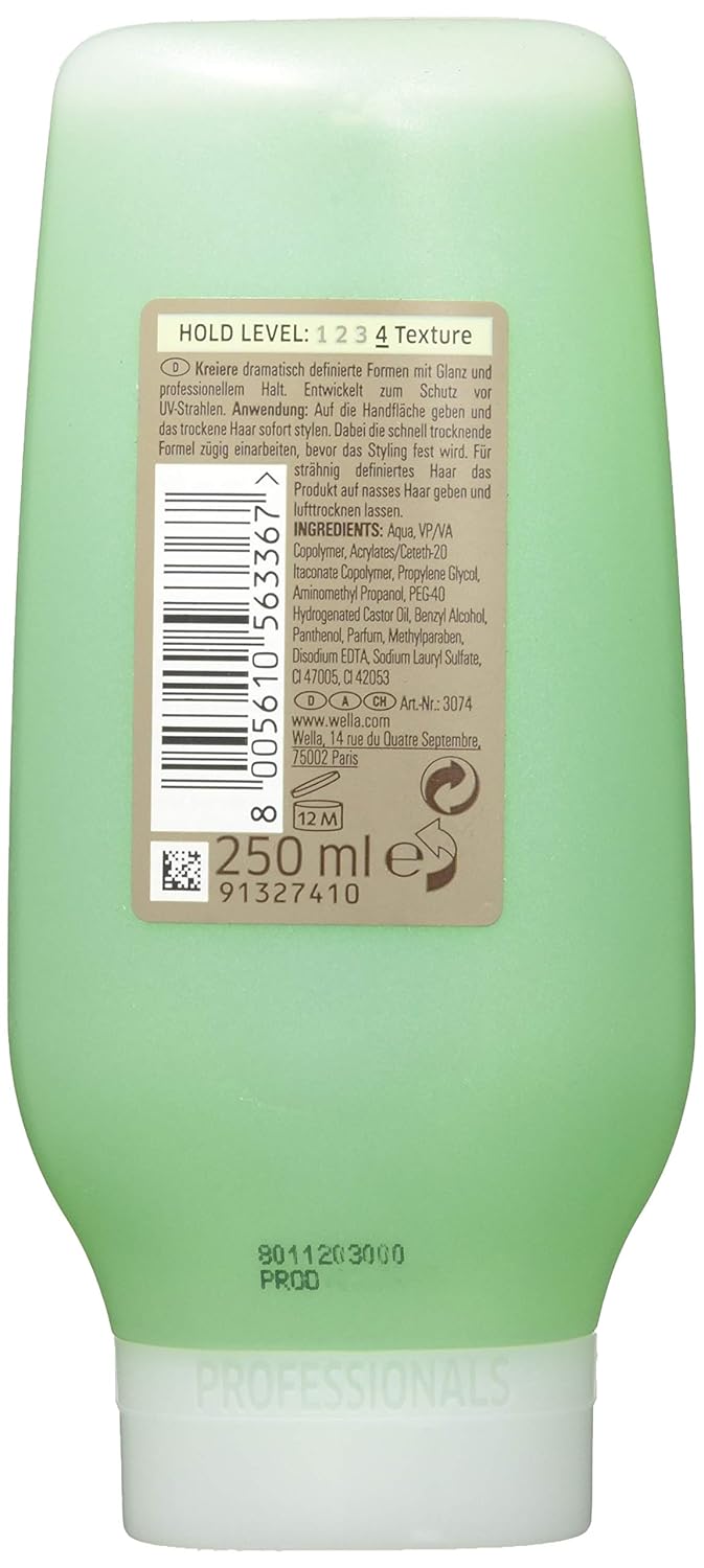 Wella EIMI Sculpt Force hajgél UV-védelemmel és nagyon erős XXL tartású hajra - 250ml
