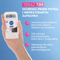 NIVEA Black & White Invisible Clear 48H Izzadásgátló Nőknek 50 ml