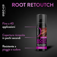 Syoss Root Retouch Ideiglenes Hajfesték Spray 120 ml, Ősz Haj és Hajnövekedés Retusálása, Eső- és Izzadságálló, Akár 40 Alkalmazásra Kibírja